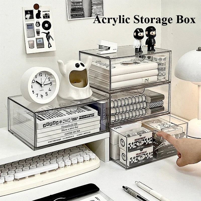 Roomify Clear Acrylic Desk Vault
