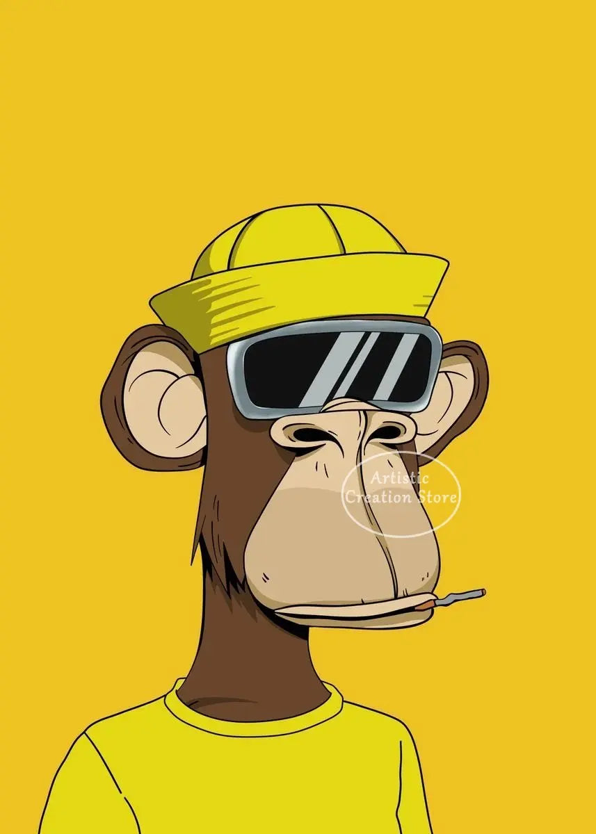 Urban NFT Monkey Poster