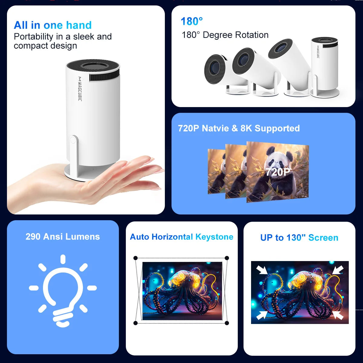 Roomify Nano Smart Projector