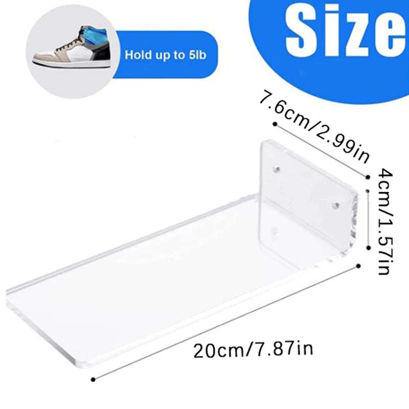 Roomify Floating Sneaker Shelves