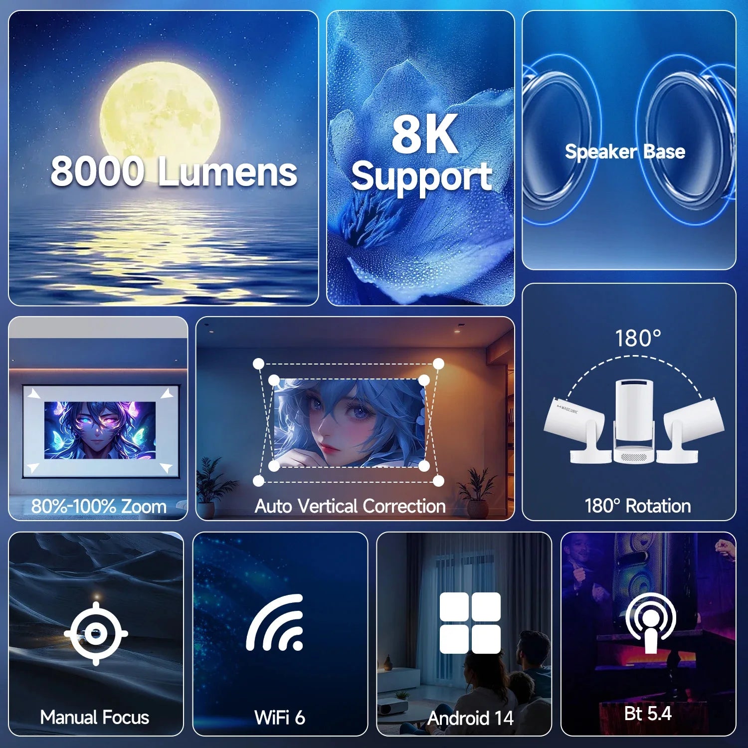 Roomify Nano Smart Projector