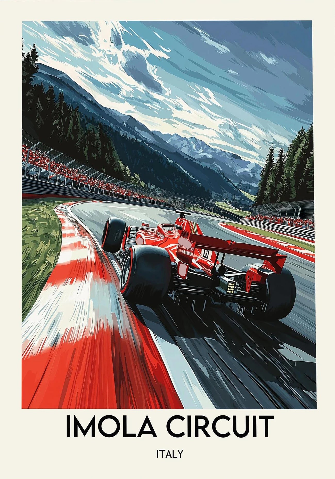Roomify Retro Grand Prix Poster