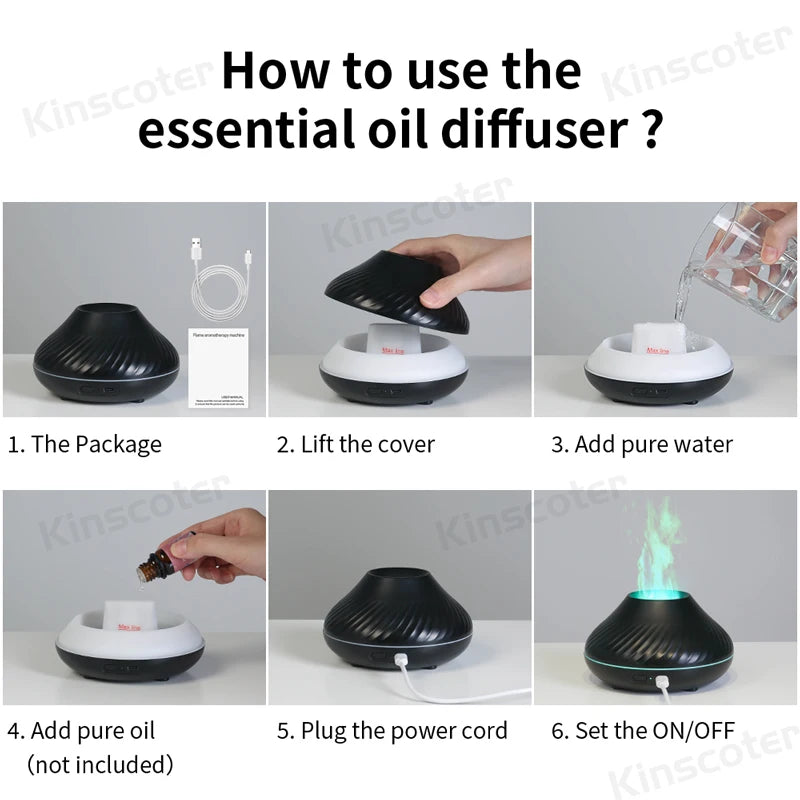 Roomify Volcanic Flame Diffuser