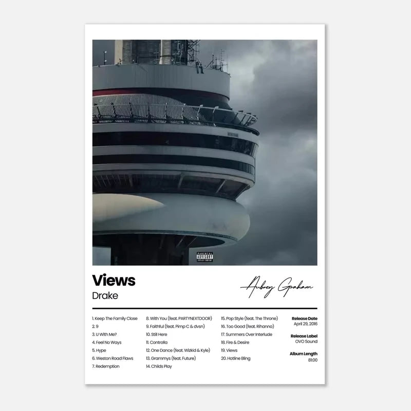 Roomify Iconic Album Posters