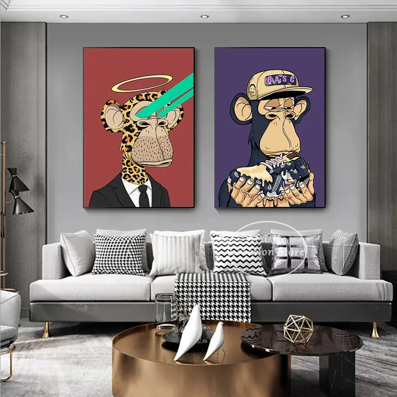 Urban NFT Monkey Poster