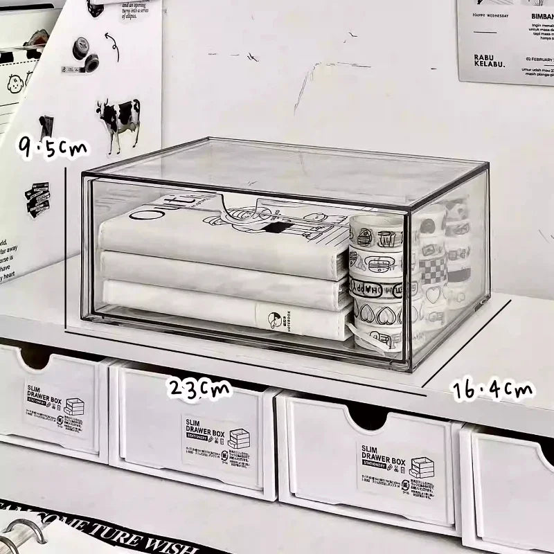 Roomify Clear Acrylic Desk Vault