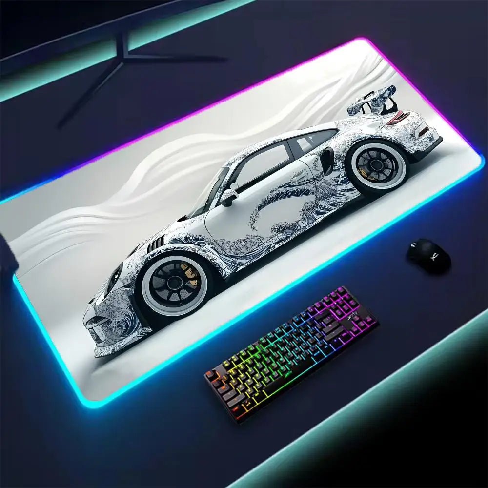 Roomify Drift RGB Desk Mat