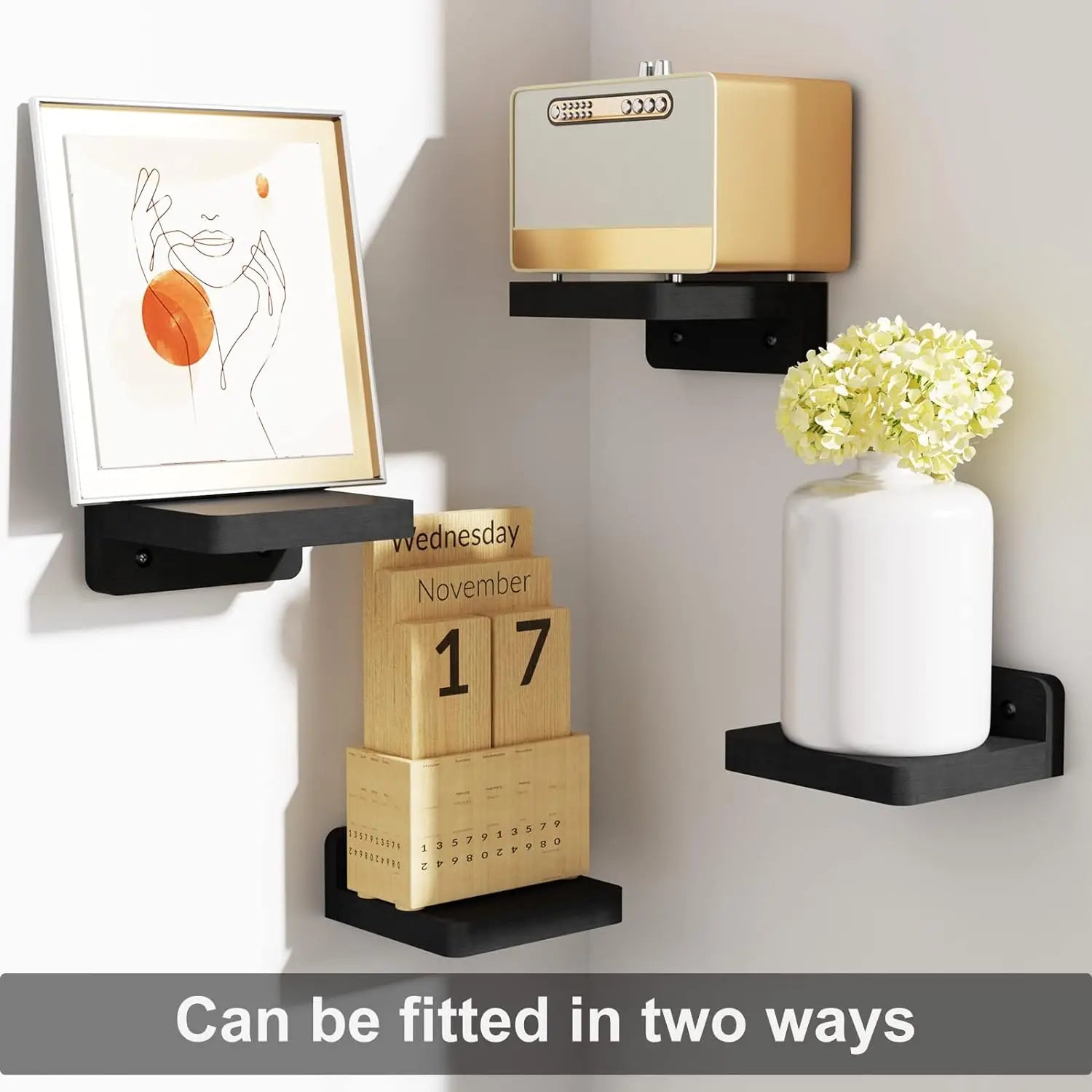 Roomify Minimalist Display Shelves