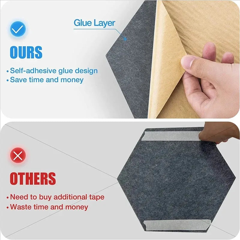 Roomify Hexa-Shield Acoustic Panels