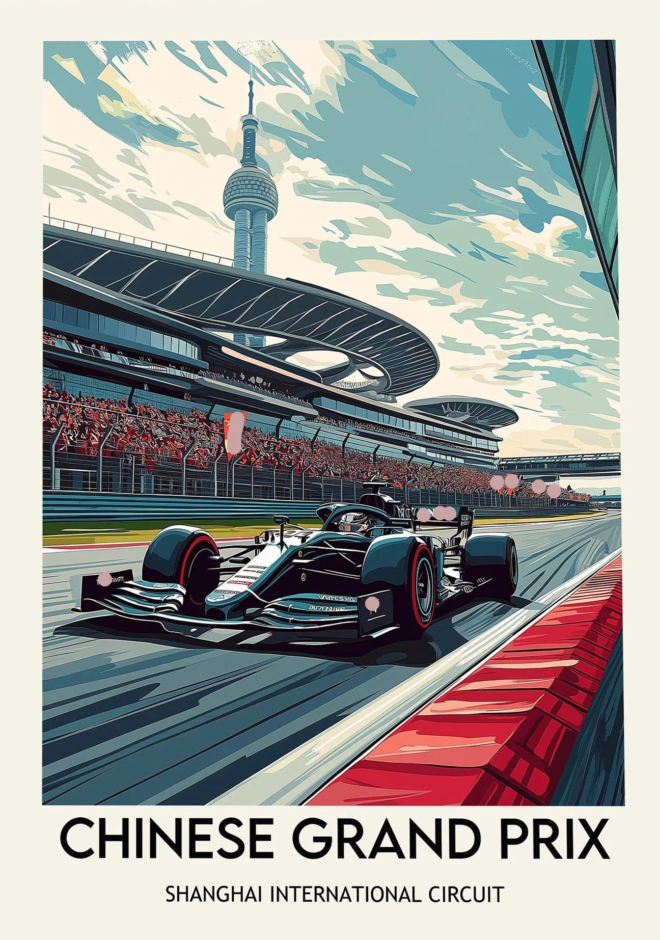 Roomify Retro Grand Prix Poster