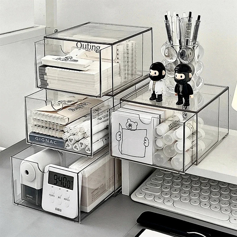 Roomify Clear Acrylic Desk Vault