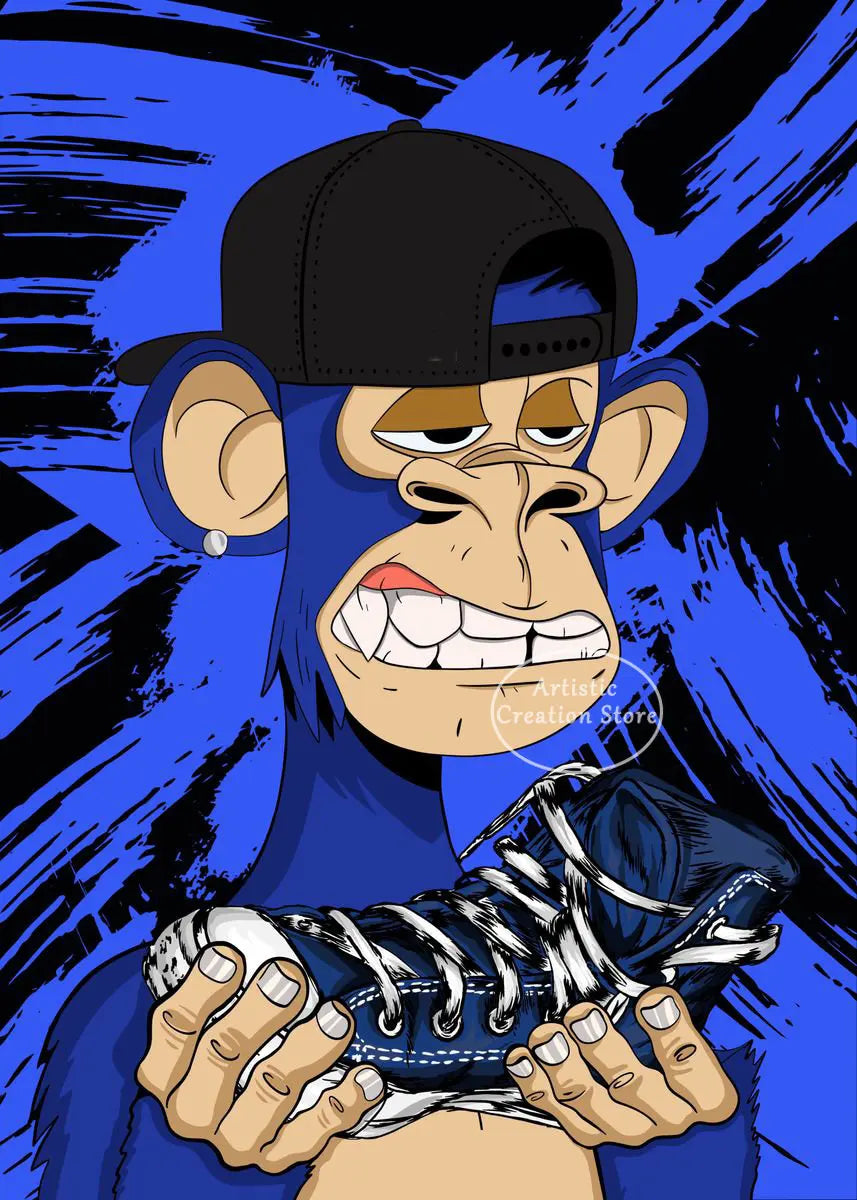 Urban NFT Monkey Poster