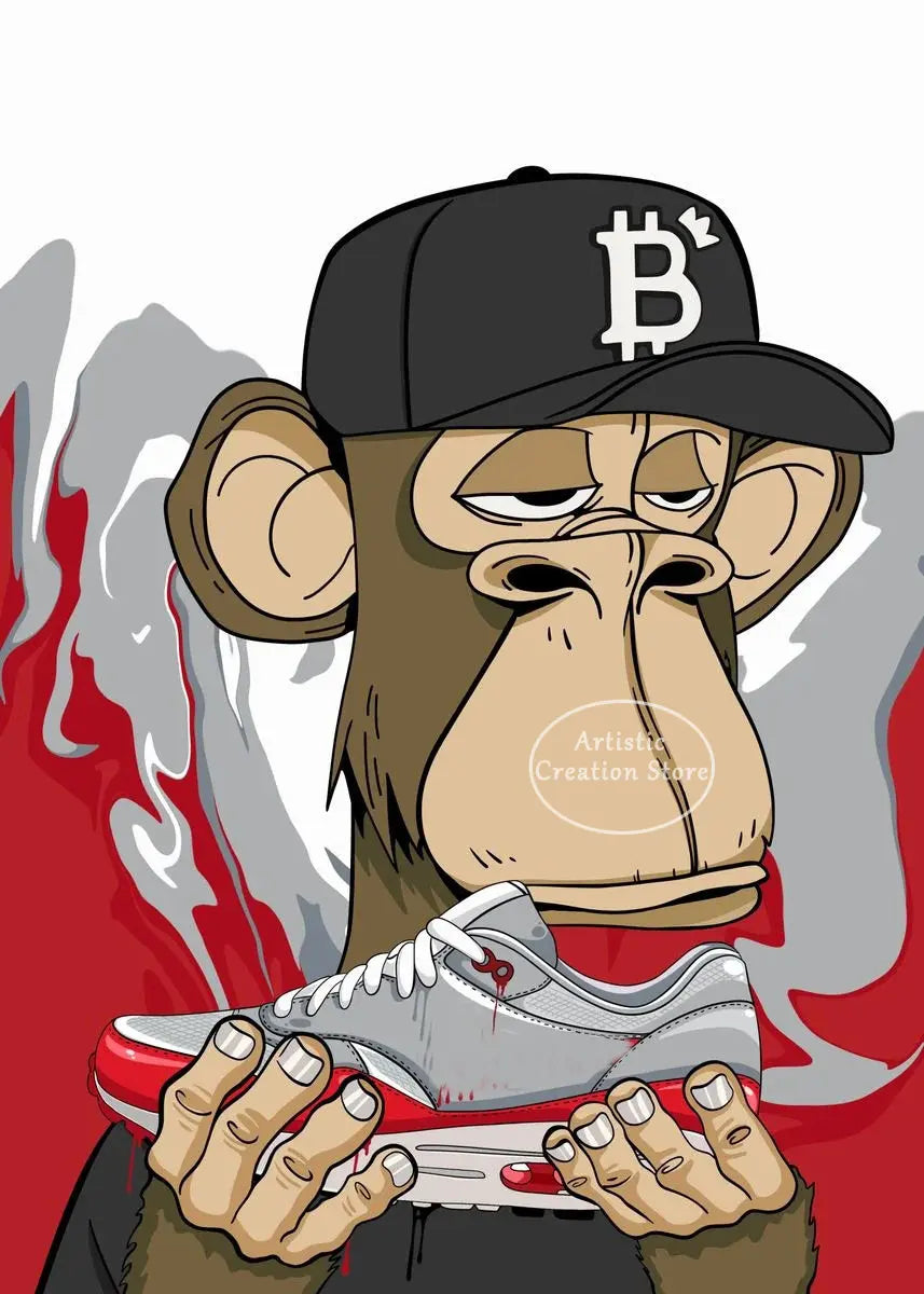 Urban NFT Monkey Poster