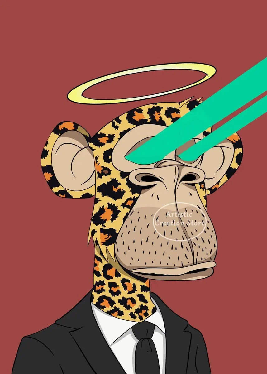 Urban NFT Monkey Poster