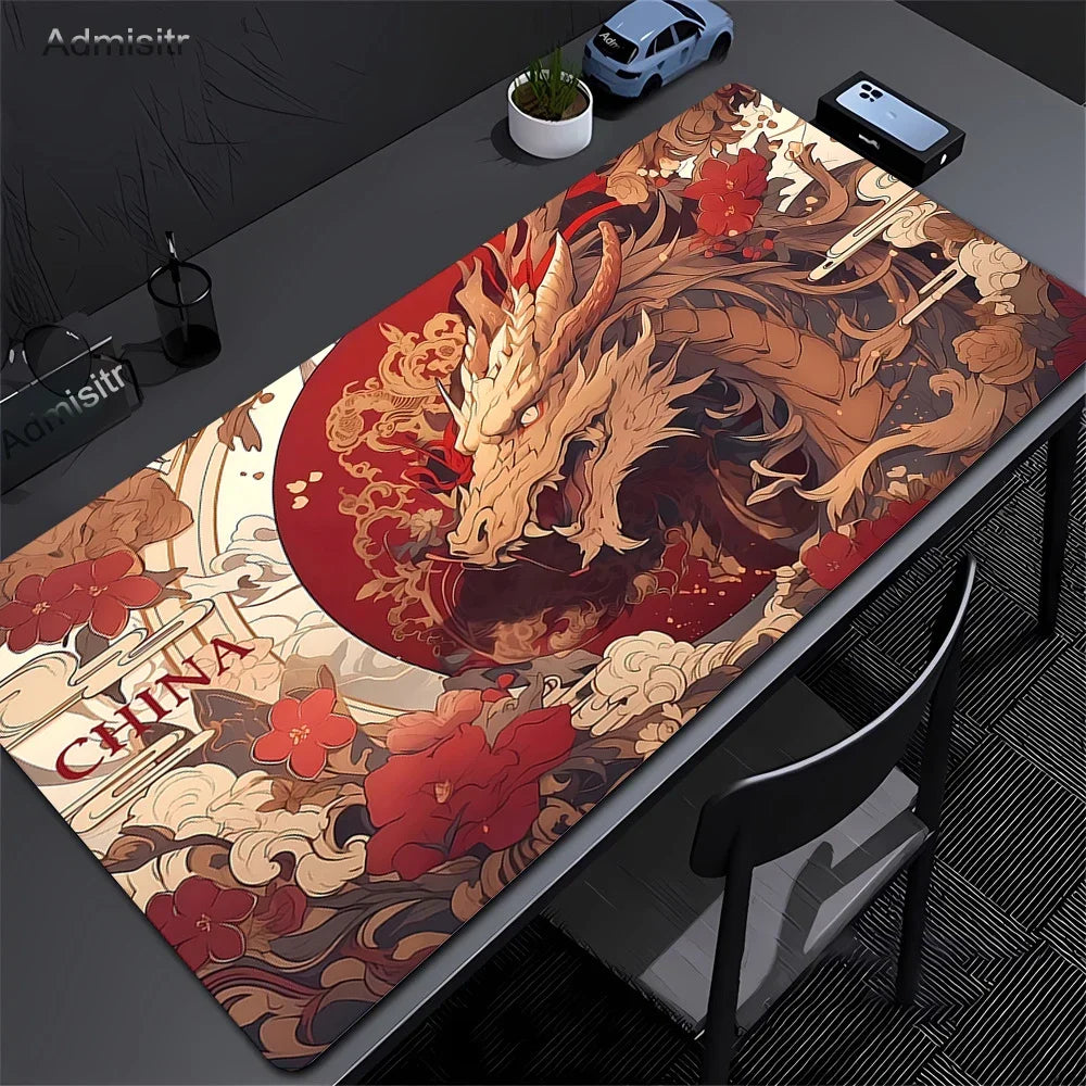 RoomLeveify Mythic Dragon Desk Mat