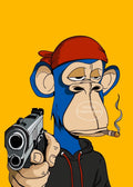 Urban NFT Monkey Poster