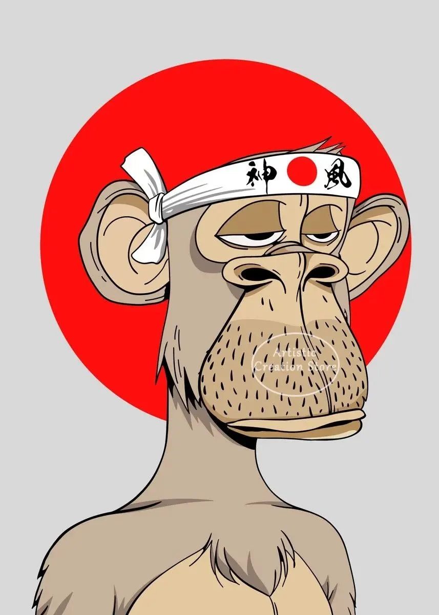 Urban NFT Monkey Poster