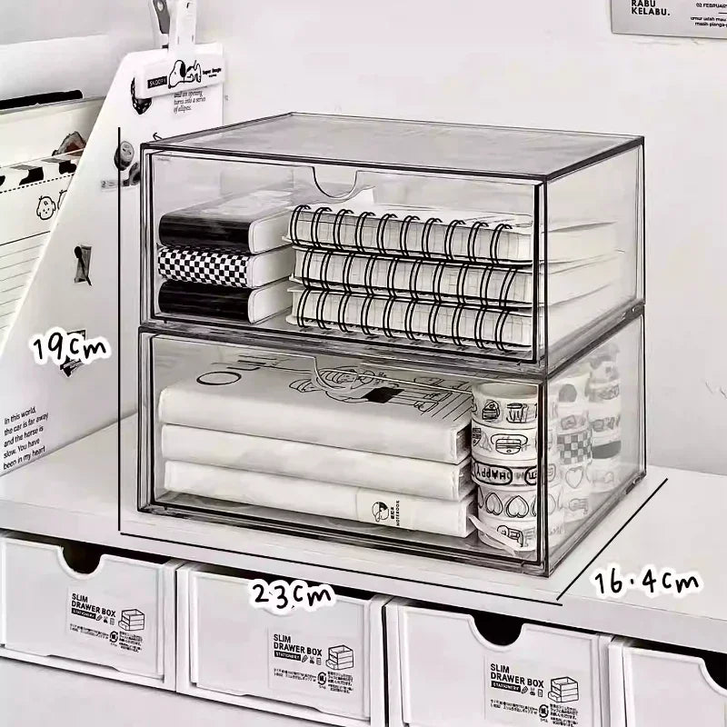 Roomify Clear Acrylic Desk Vault