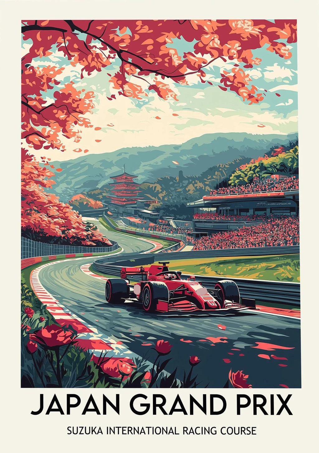 Roomify Retro Grand Prix Poster