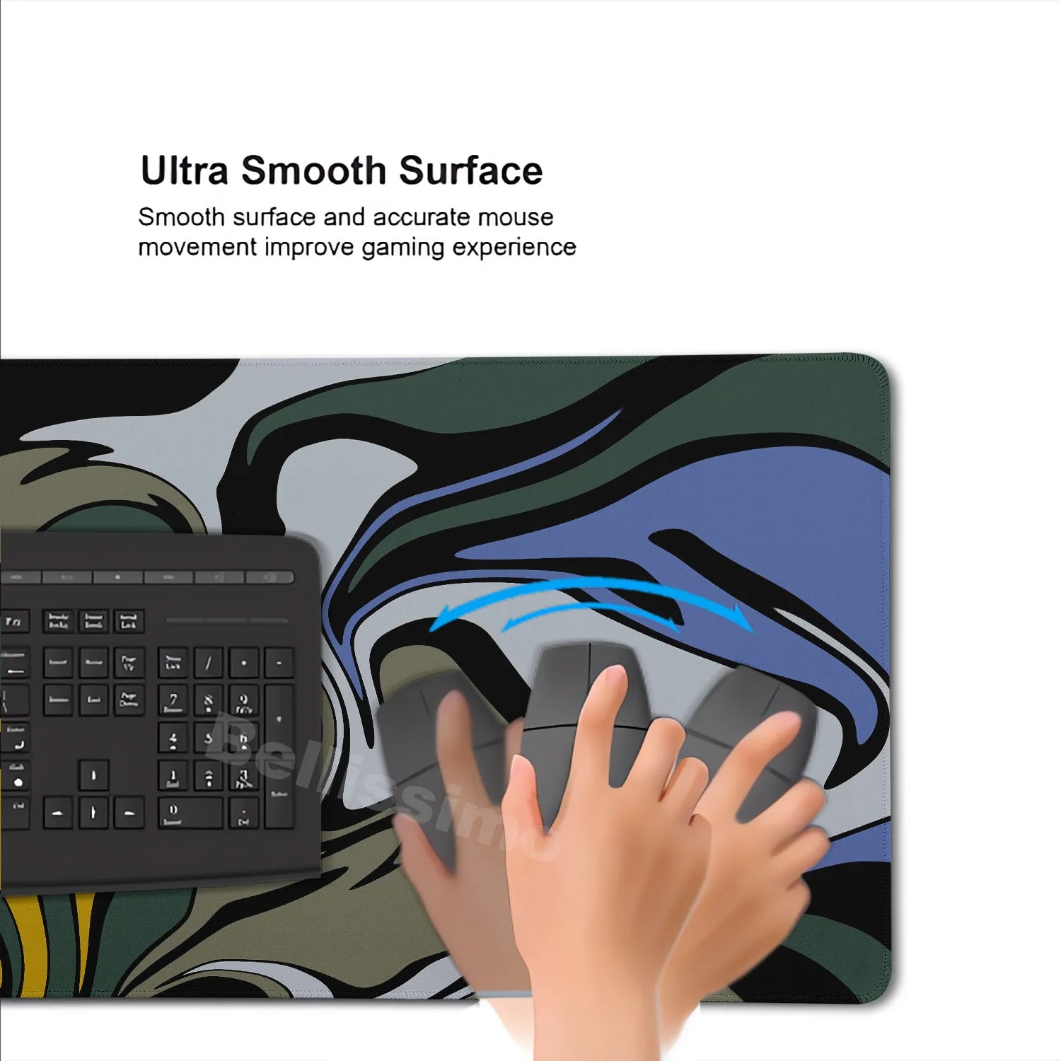 Roomify Fluid Wave Desk Mat