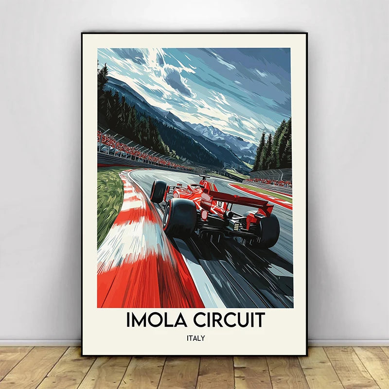Roomify Retro Grand Prix Poster