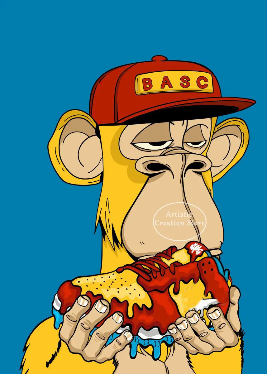 Urban NFT Monkey Poster