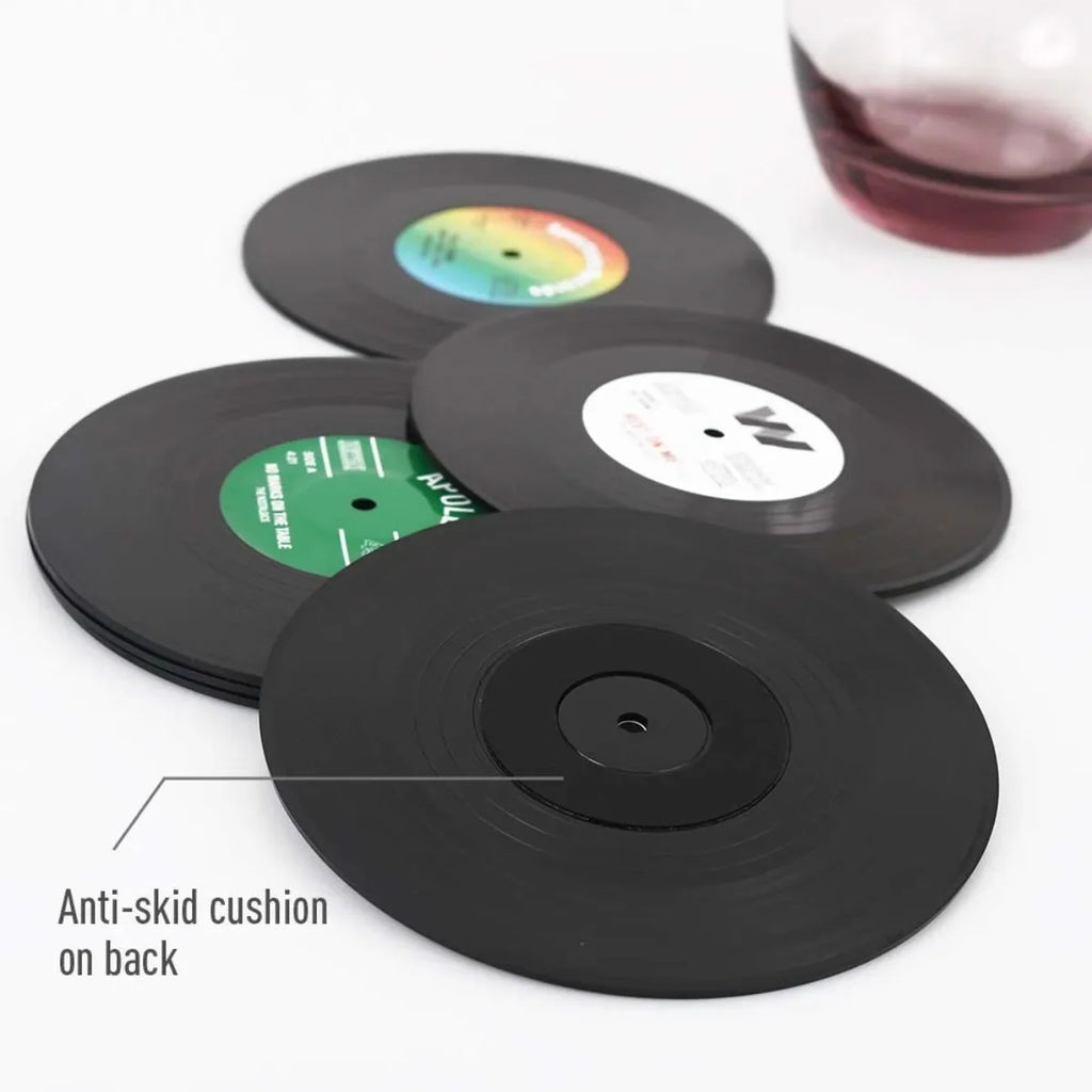 Roomify Retro Vinyl Coasters