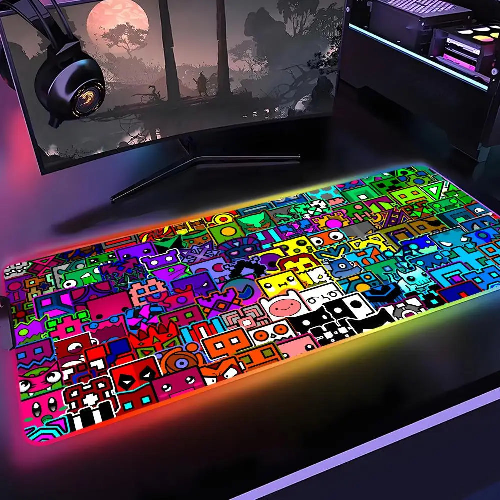 Roomify Arcade RGB Desk Mat