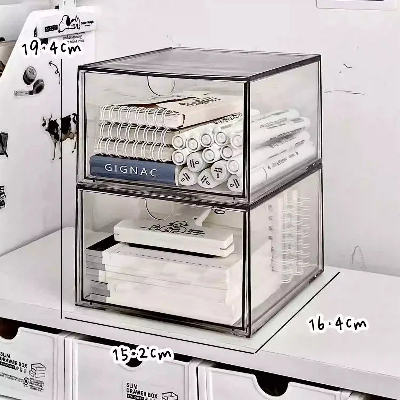 Roomify Clear Acrylic Desk Vault
