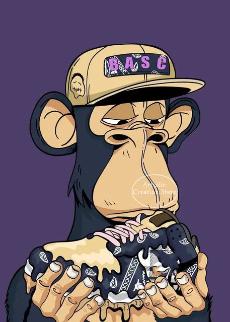 Urban NFT Monkey Poster