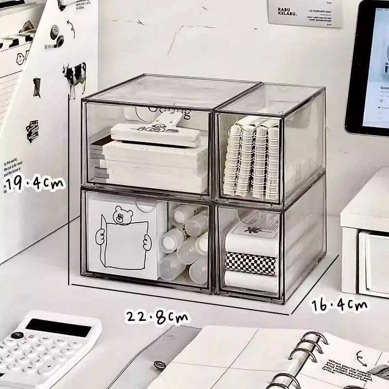 Roomify Clear Acrylic Desk Vault
