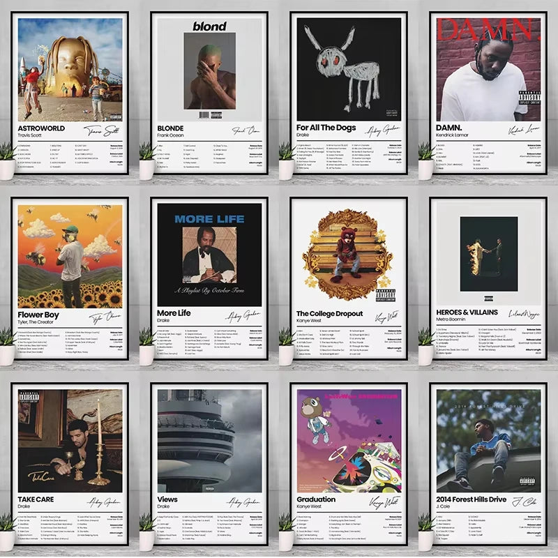 Roomify Iconic Album Posters