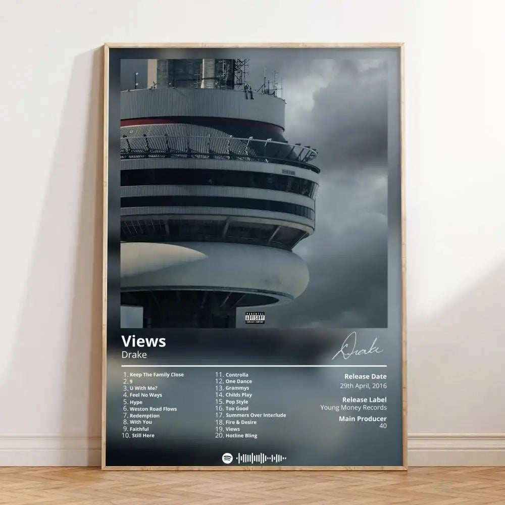 Roomify Hip-Hop Album Poster Set