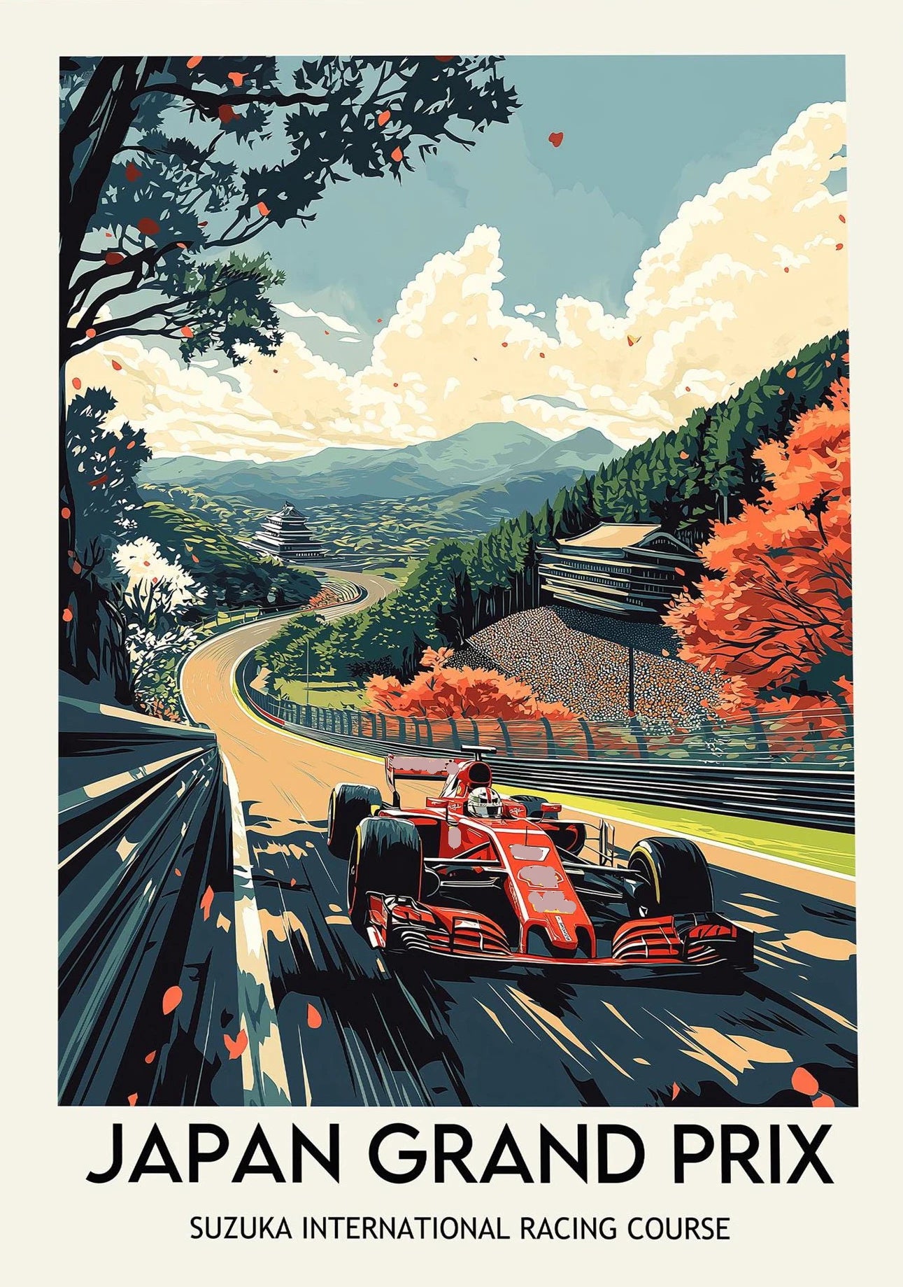 Roomify Retro Grand Prix Poster