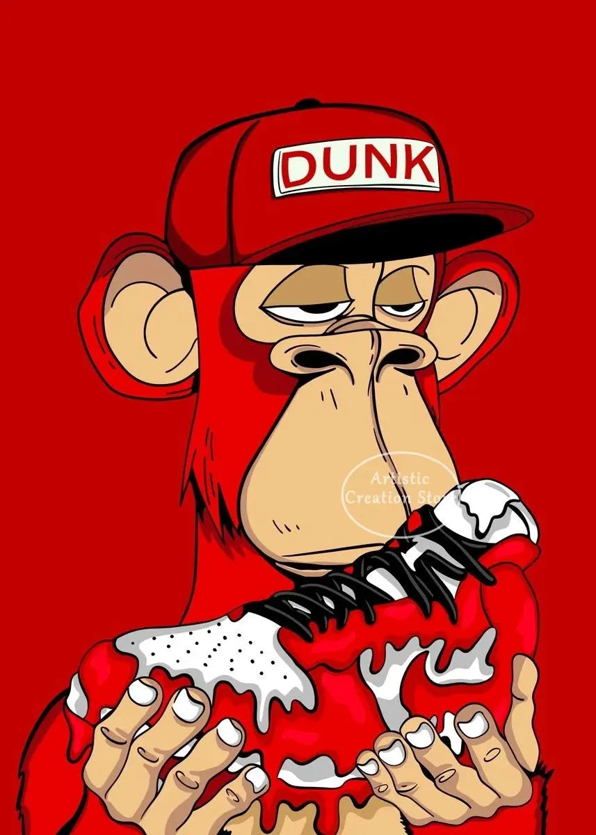 Urban NFT Monkey Poster