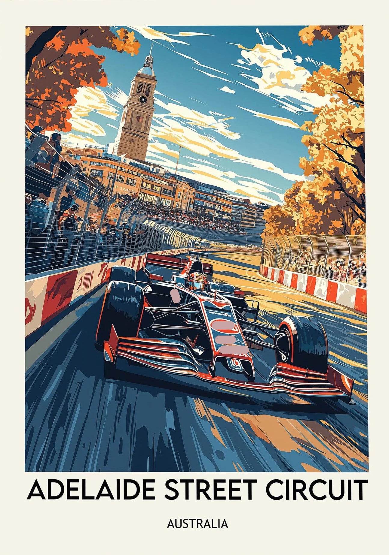 Roomify Retro Grand Prix Poster