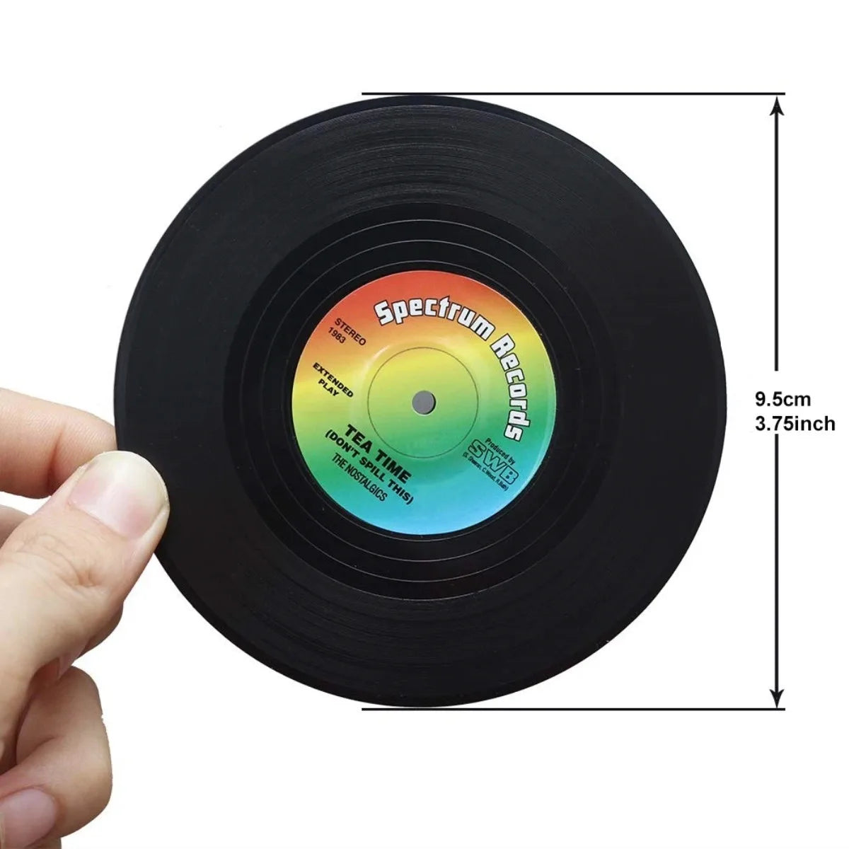 Roomify Retro Vinyl Coasters